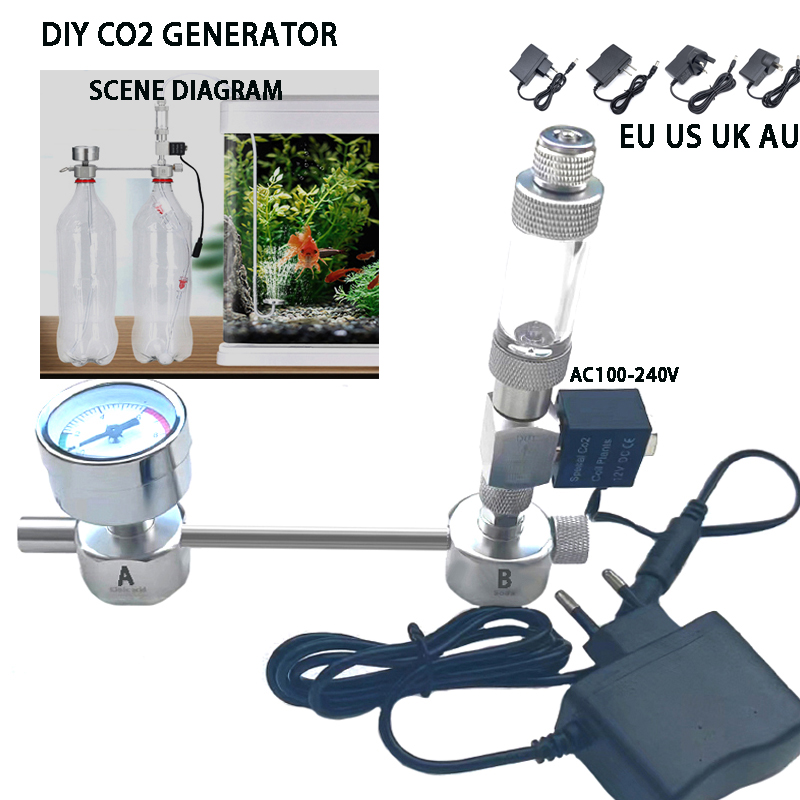 Aquarium Plant No Co2 - Aquarium DIY CO2 Generator System Kit