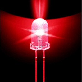 Ludwigia Super Red - 100PCS WAVGAT 5mm Round Red Super