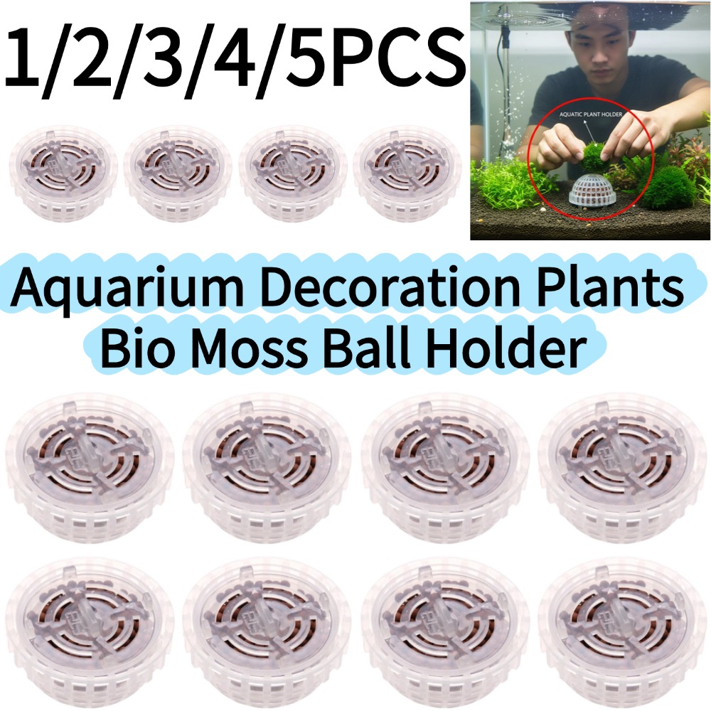 Aquarium Planted Background - 1-5PCS Aquarium Decoration Plants Bio Moss