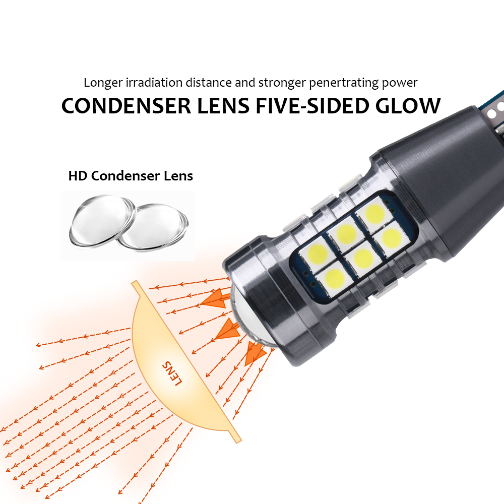 1pcs T15 W16W WY16W Canbus LED - Ludwigia Super Red ulasan dan harga