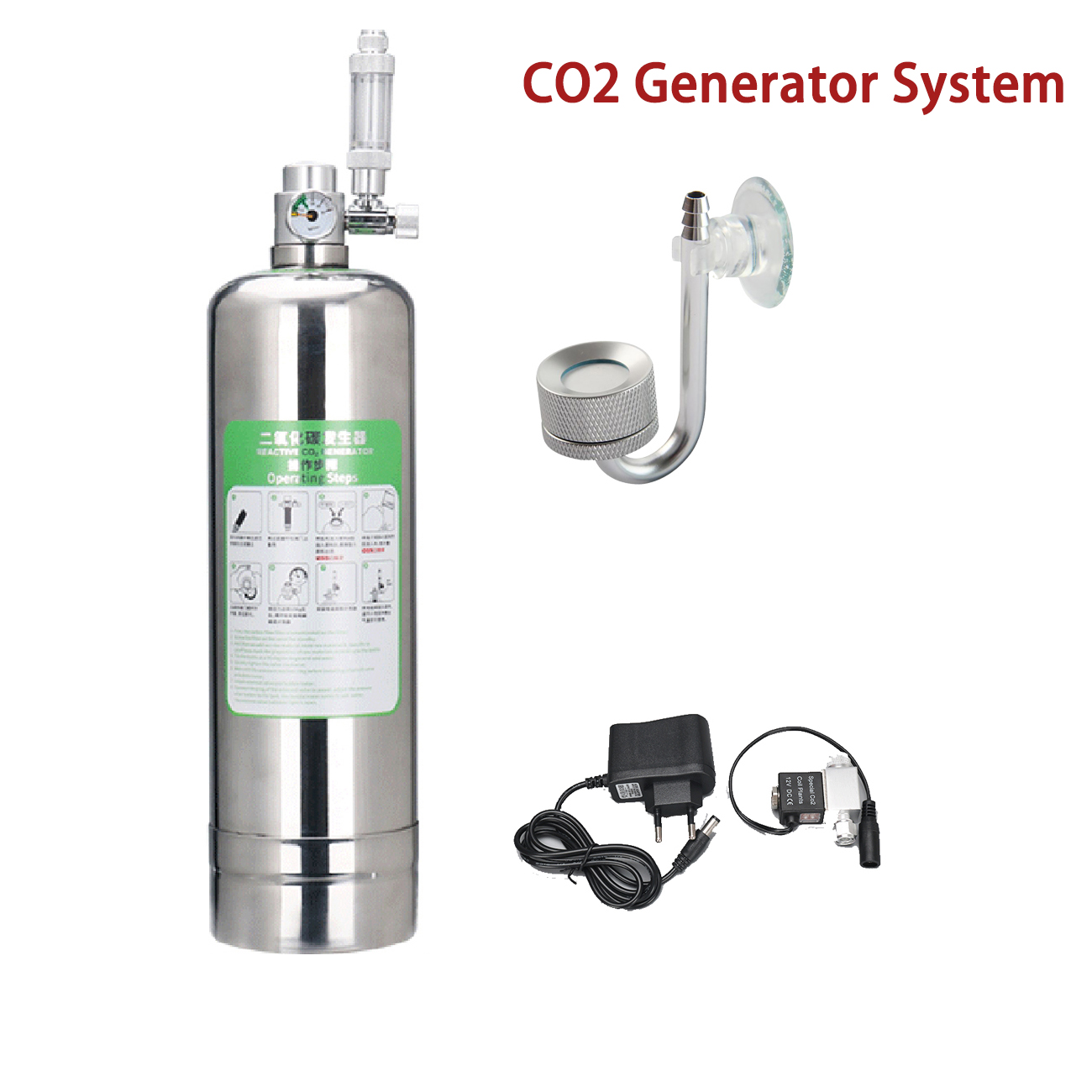 Aquarium CO2 Generator system  - Aquarium Plant No Co2 ulasan dan harga