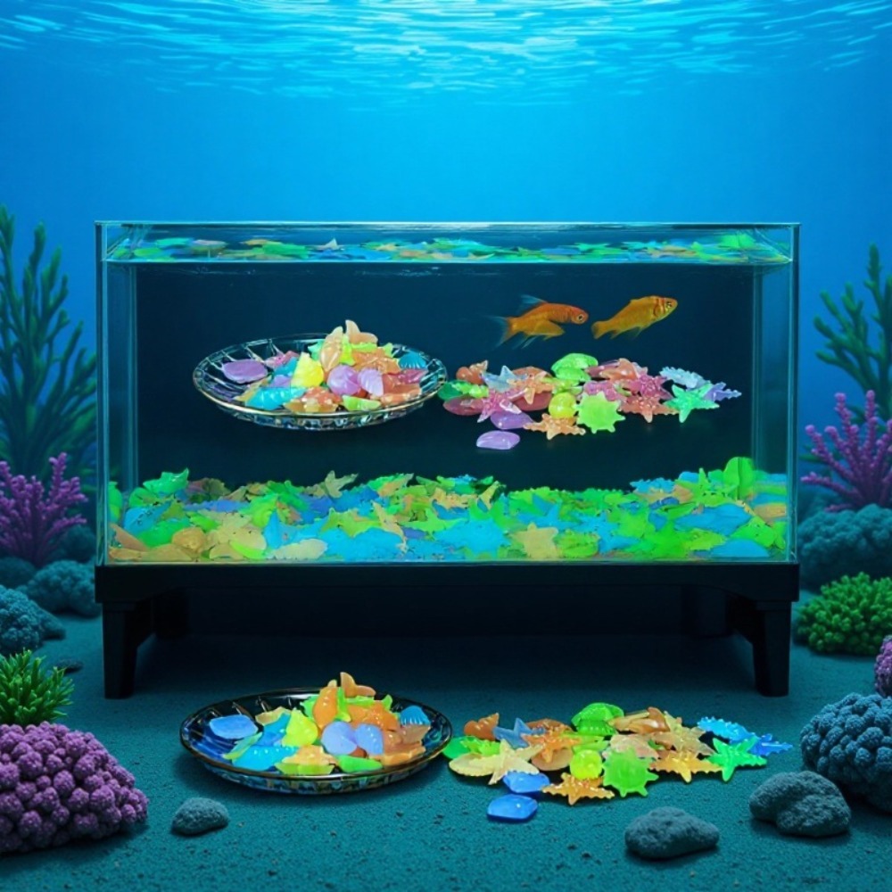 Glowing Luminous Ocean Stones  - Aquarium Plant Delivery ulasan dan harga