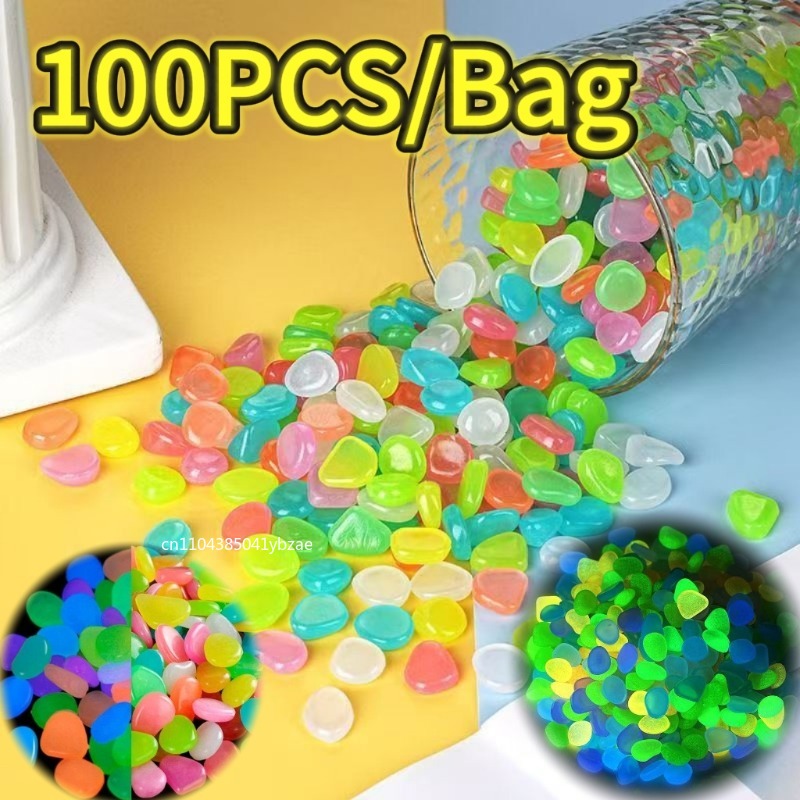 100-800pcs Glow in The Dark Pe - Aquarium Planted Plants ulasan dan harga
