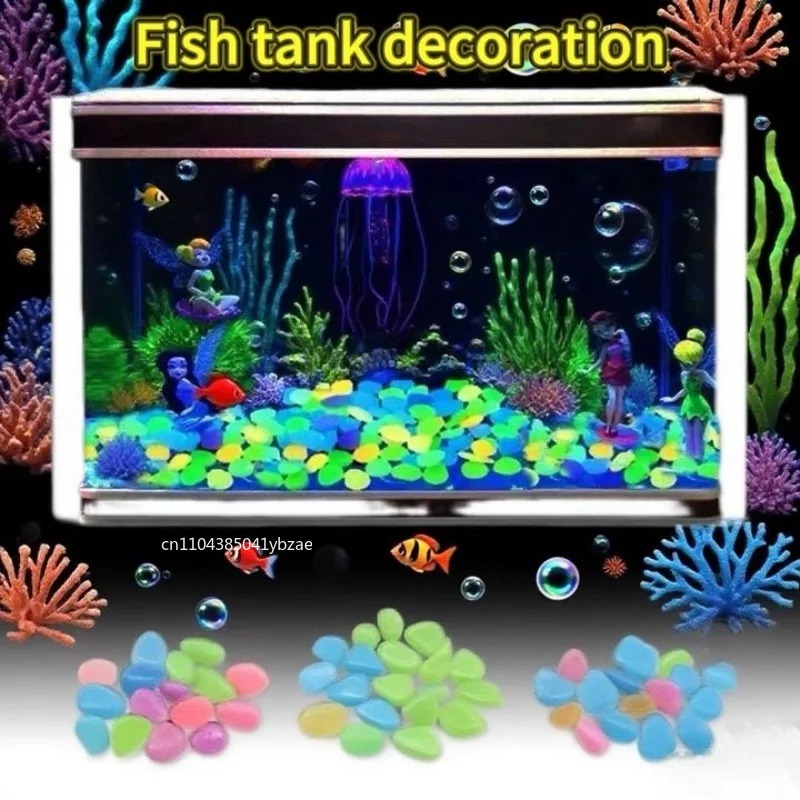 100-800pcs Glow in The Dark Pe - Aquarium Planted Plants ulasan dan harga