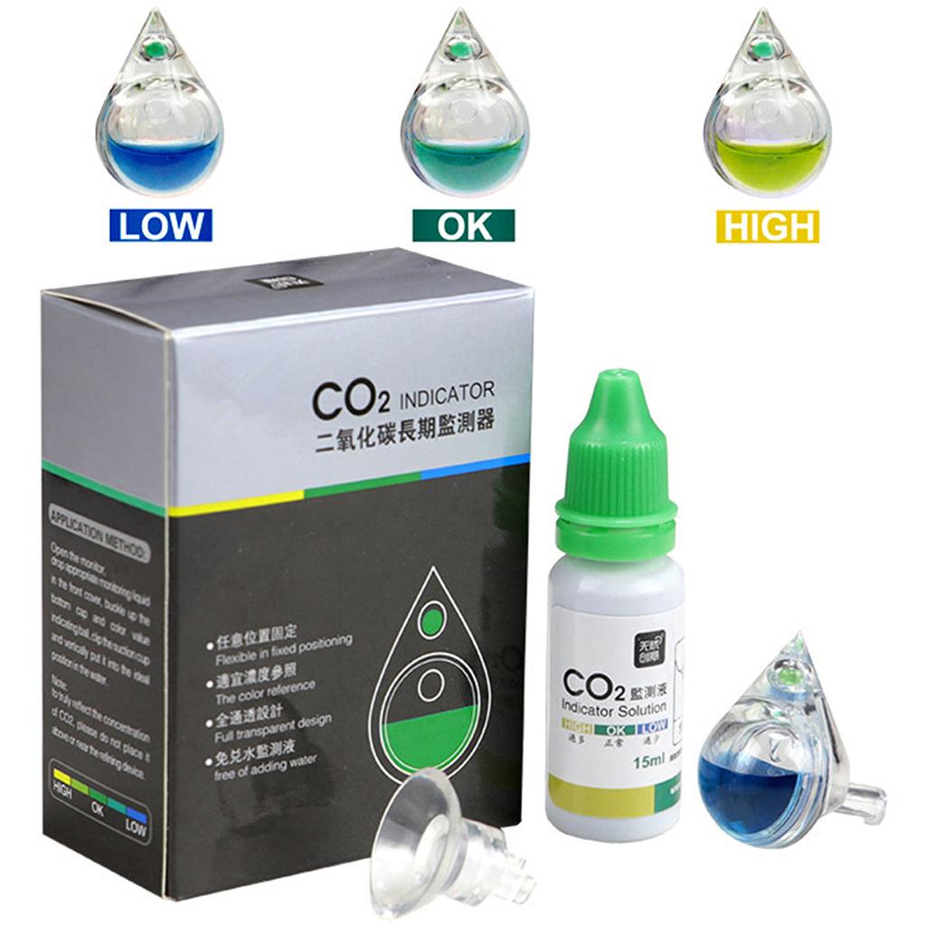 CO2 Drop Checker Aquarium Moni - Aquarium Plant No Co2 ulasan dan harga