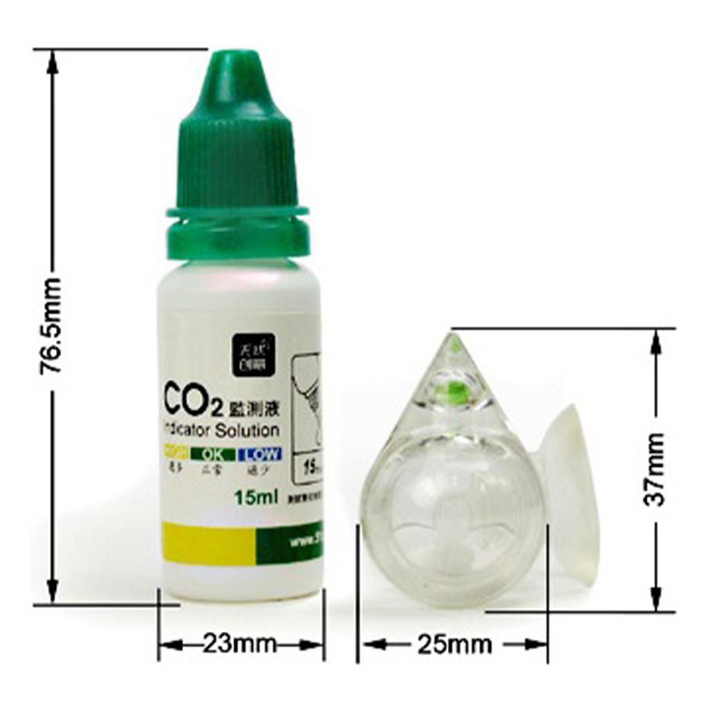 CO2 Drop Checker Aquarium Moni - Aquarium Plant No Co2 ulasan dan harga