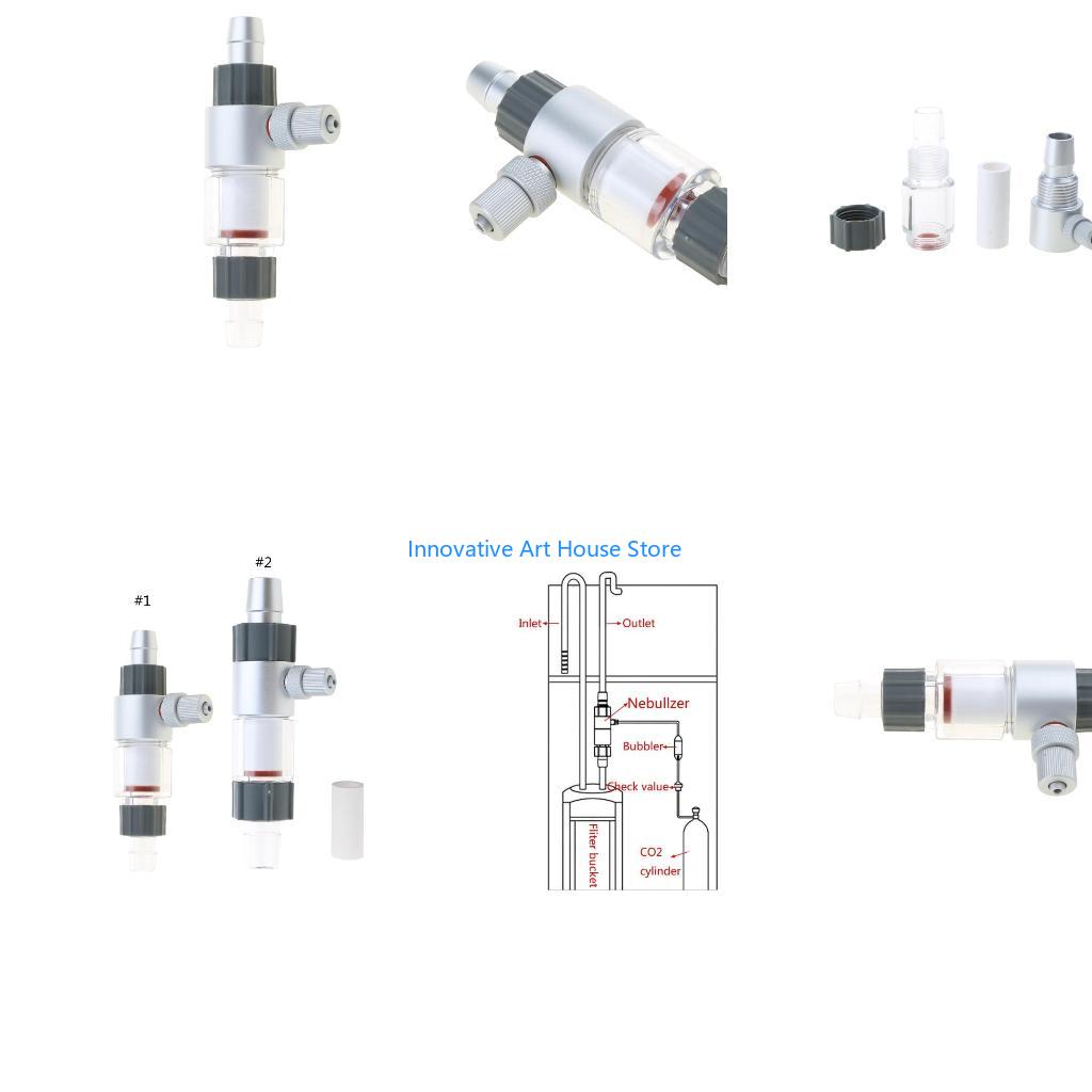 E1PC Plastic CO2 Diffuser for  - Planted Aquarium Without Fish ulasan dan harga