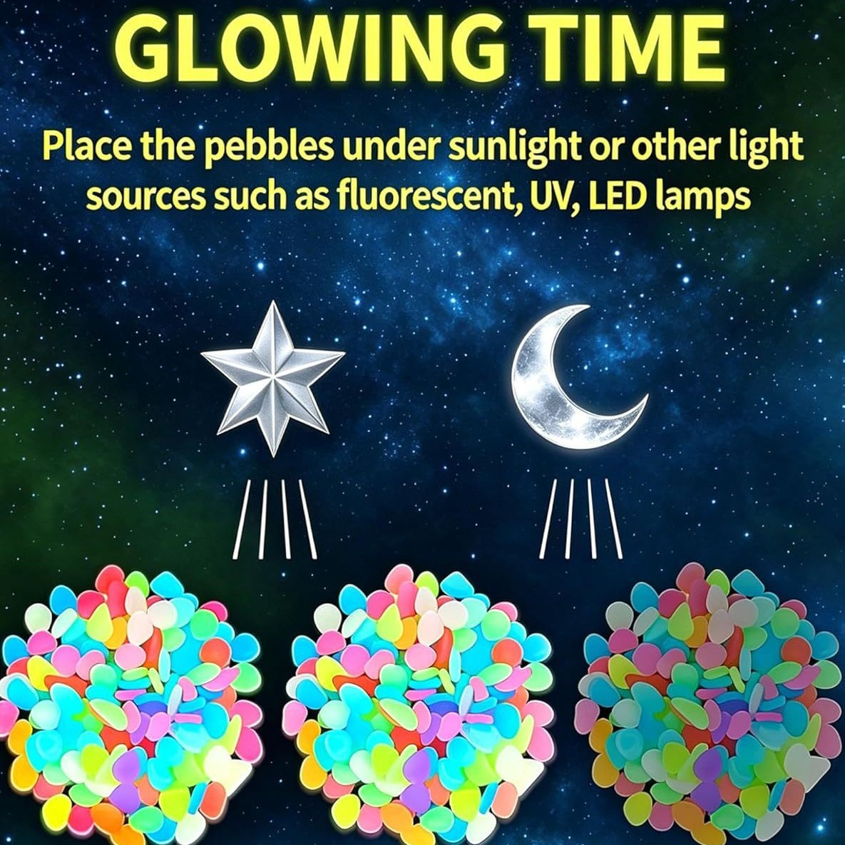 Colorful Glow In The Dark Lumi - Aquarium Planted Plants ulasan dan harga