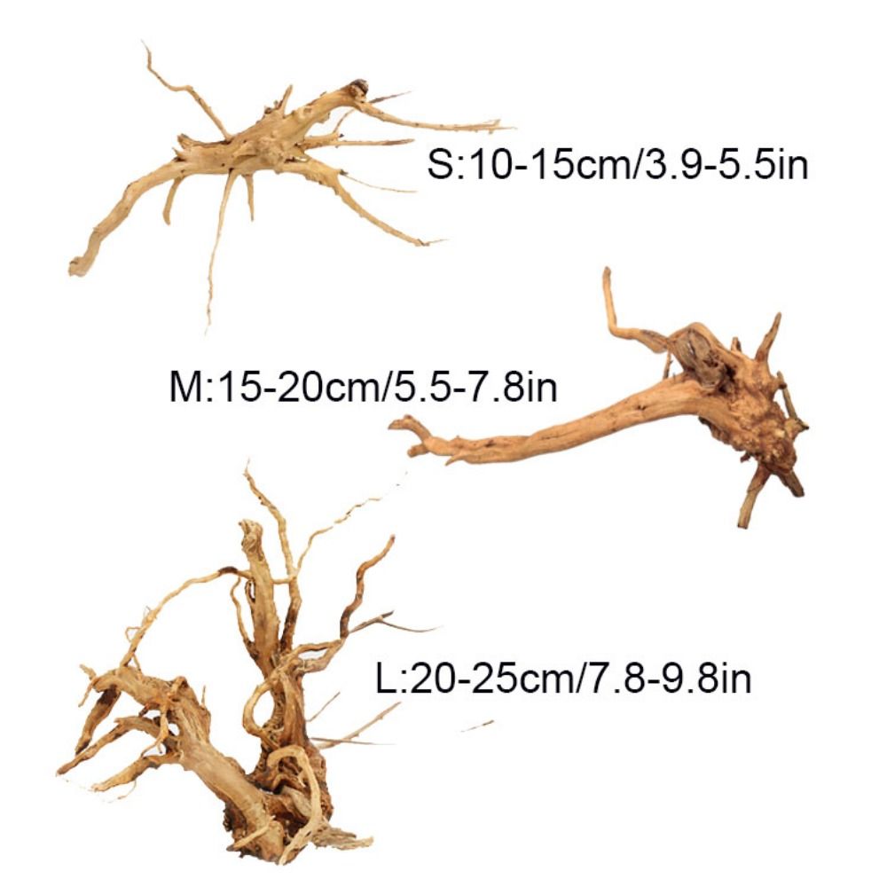 Natural Tree Trunk Aquarium De - Planted Aquarium Media ulasan dan harga