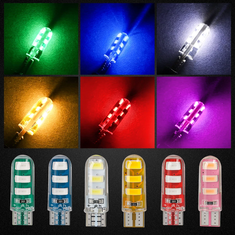 10PCS  T10 W5W Strobe Super Br - Ludwigia Super Red ulasan dan harga