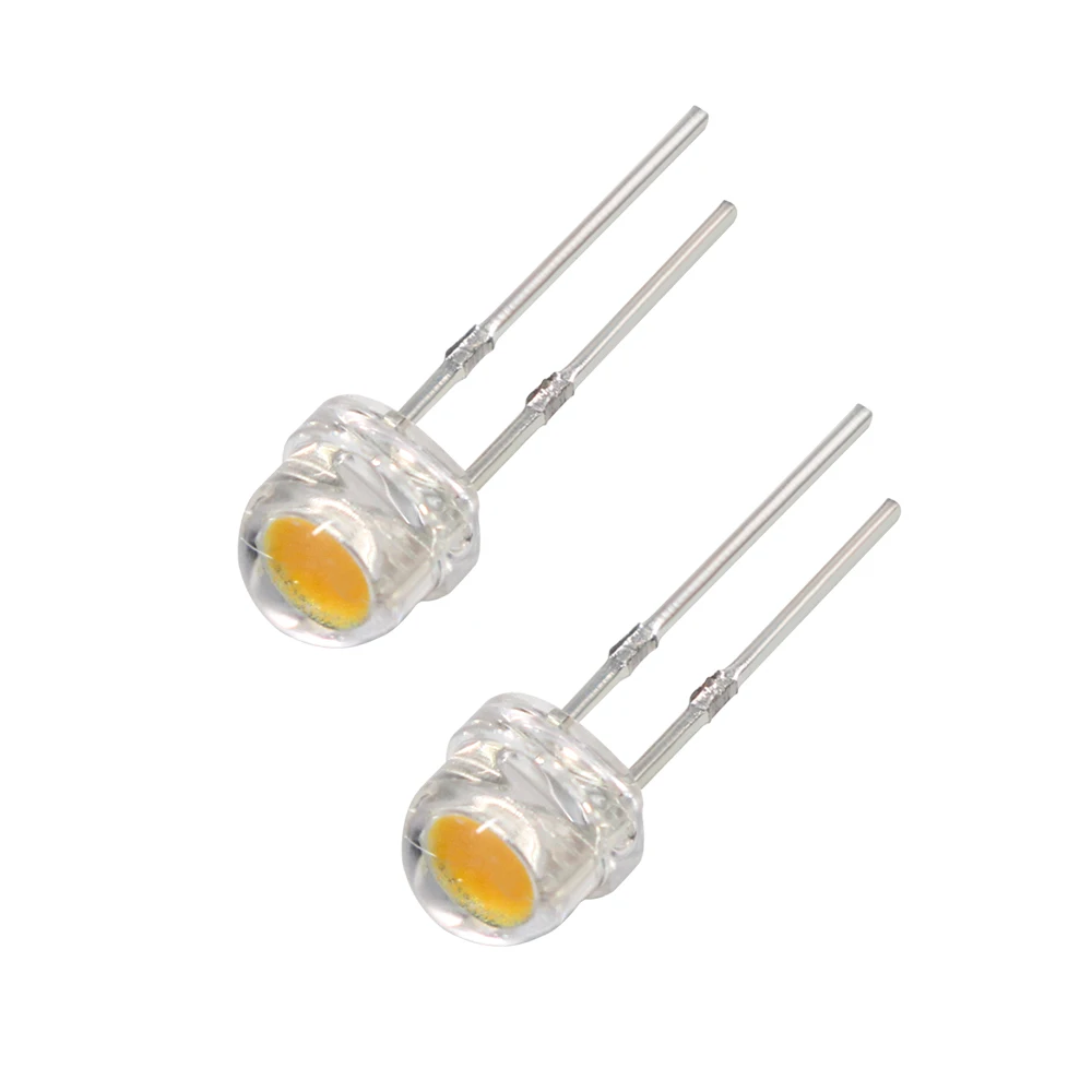 50PCS Straw Hat LED Diode 5MM  - Ludwigia Super Red ulasan dan harga