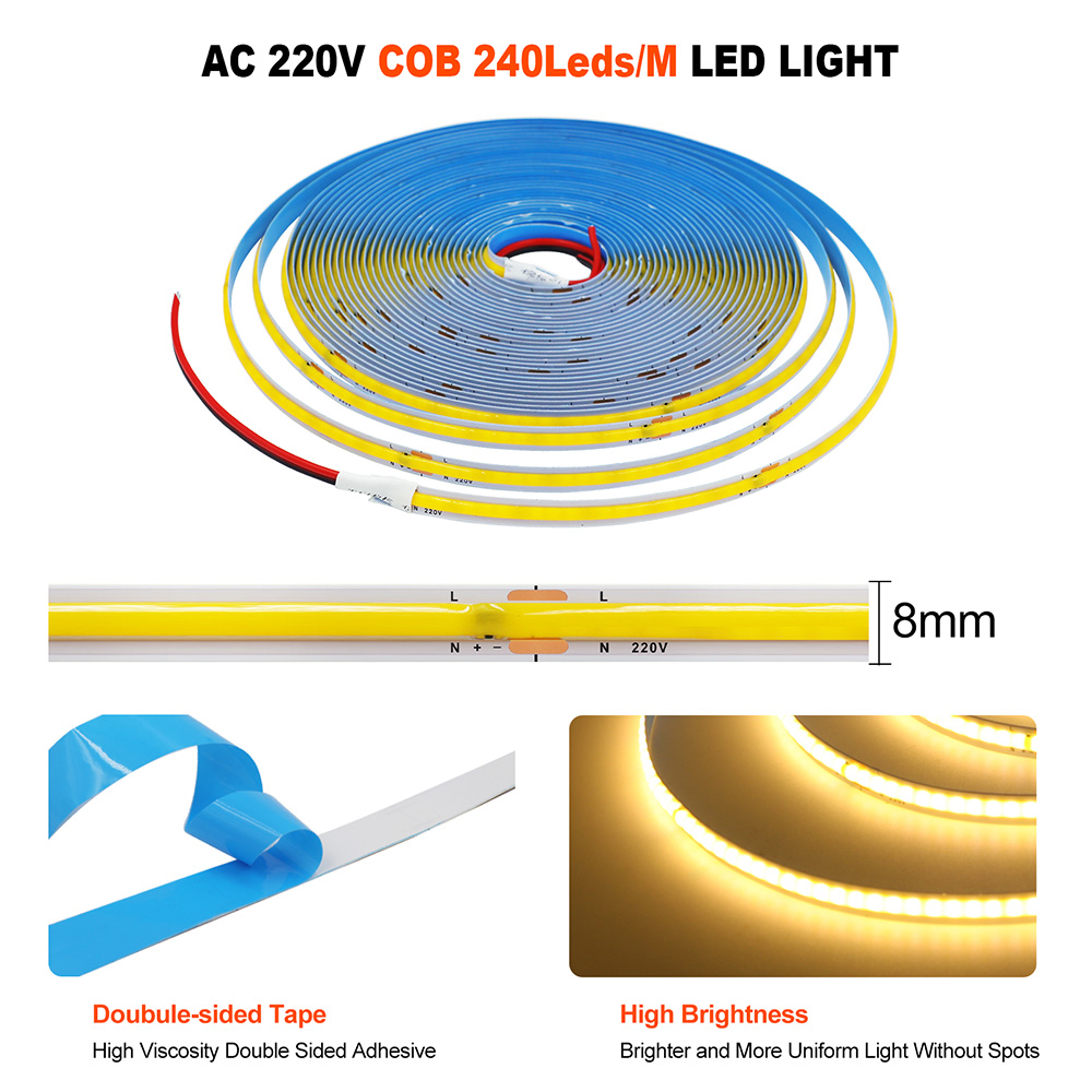 220V 5m 10m 15m 20m 50m COB LE - Ludwigia Super Red ulasan dan harga
