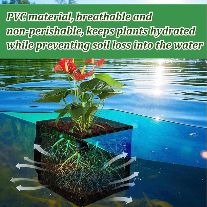 4 Pcs Black Mesh Pond Planting - Aquarium Planted Plants ulasan dan harga