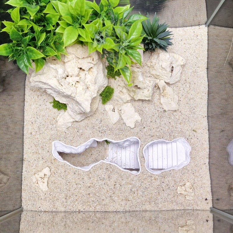 3D Printed Fish Tank Cave, Art - Aquarium Plant Rings ulasan dan harga