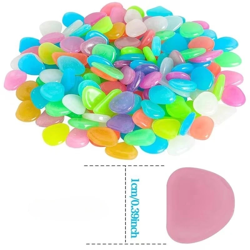 50-200pcs Glow in The Dark Peb - Aquarium Planted Plants ulasan dan harga