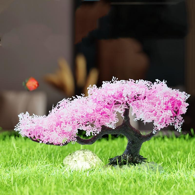 New Simulated Tree Aquarium De - Aquarium Planted Background ulasan dan harga