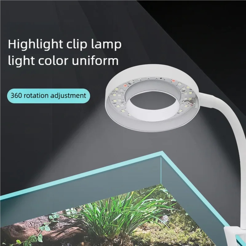 3W LED Clip-On Aquarium Light  - Aquarium Plant Growing ulasan dan harga