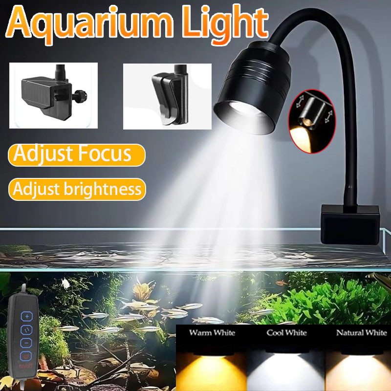 USB Aquarium Light Lighting pl - Aquarium Plant Growing ulasan dan harga