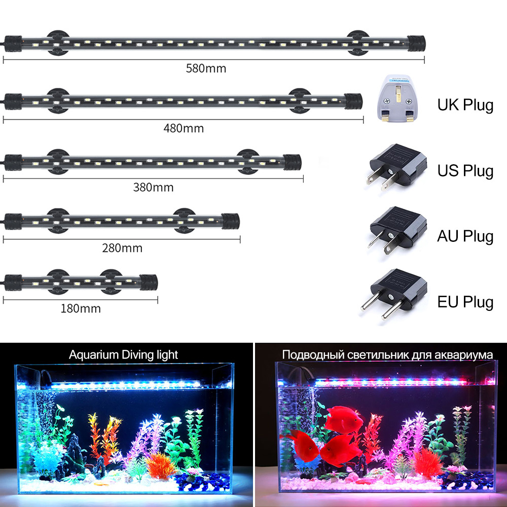 90-260V Aquarium Light LED Wat - Aquarium Plant Growing ulasan dan harga