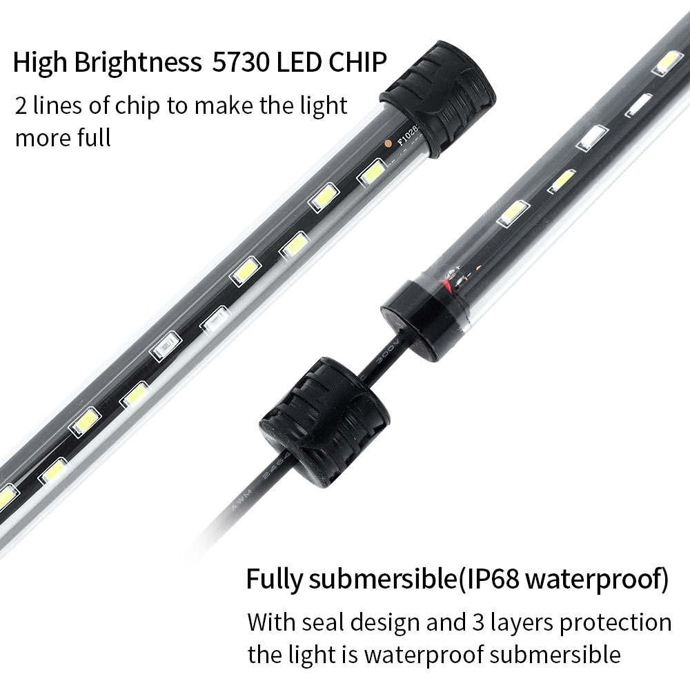 90-260V Aquarium Light LED Wat - Aquarium Plant Growing ulasan dan harga