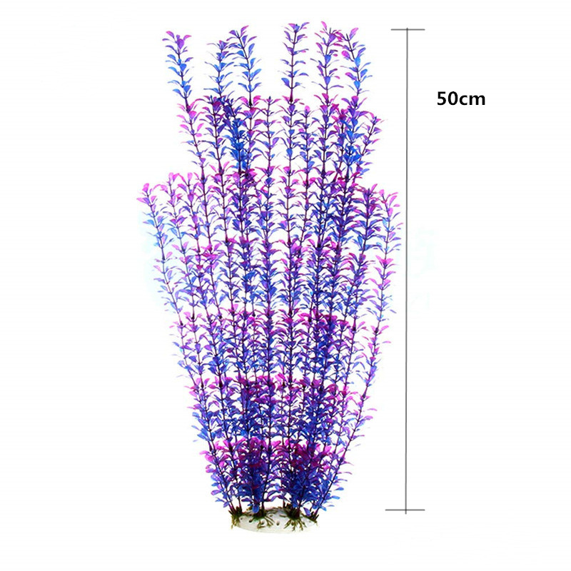 50CM Artificial Fish Tank Rare - Aquarium Plant Delivery ulasan dan harga