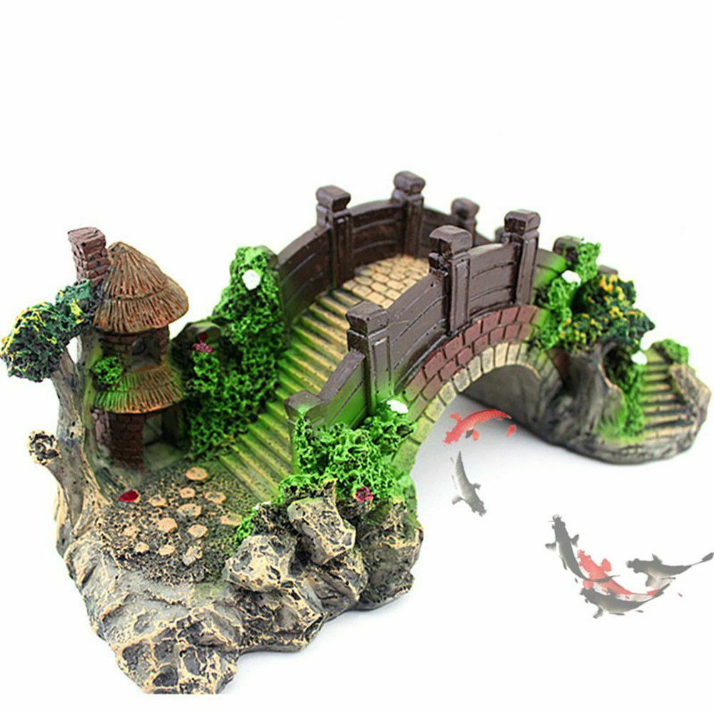 Aquarium Accessories Arbor Tre - Planted Aquarium With Rocks ulasan dan harga