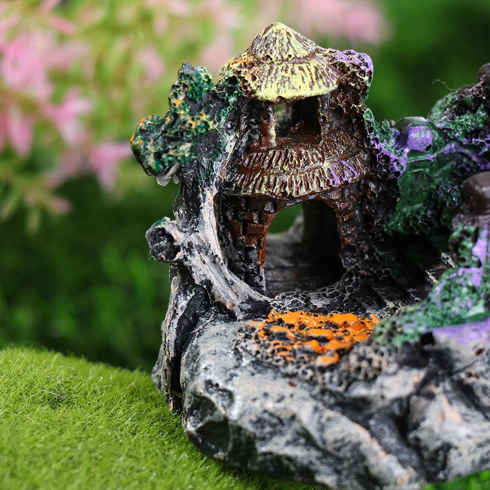 Aquarium Accessories Arbor Tre - Planted Aquarium With Rocks ulasan dan harga
