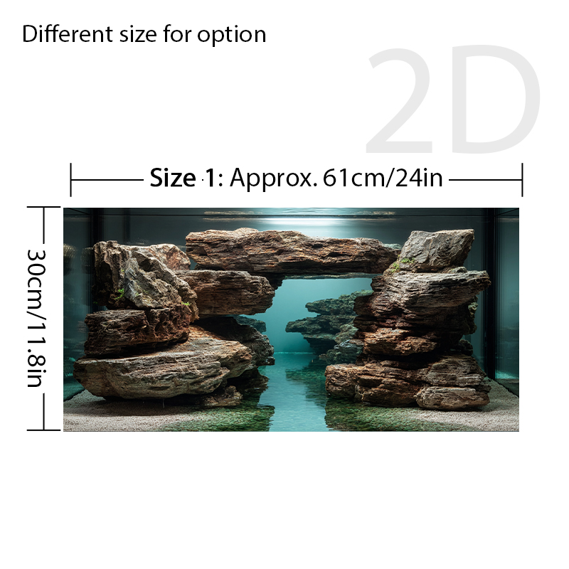 Natural Layered Stone Aquarium - Aquascape Stone Seiryu ulasan dan harga