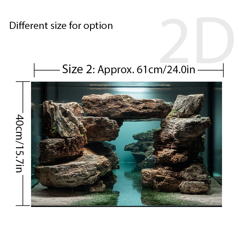 Natural Layered Stone Aquarium - Aquascape Stone Seiryu ulasan dan harga