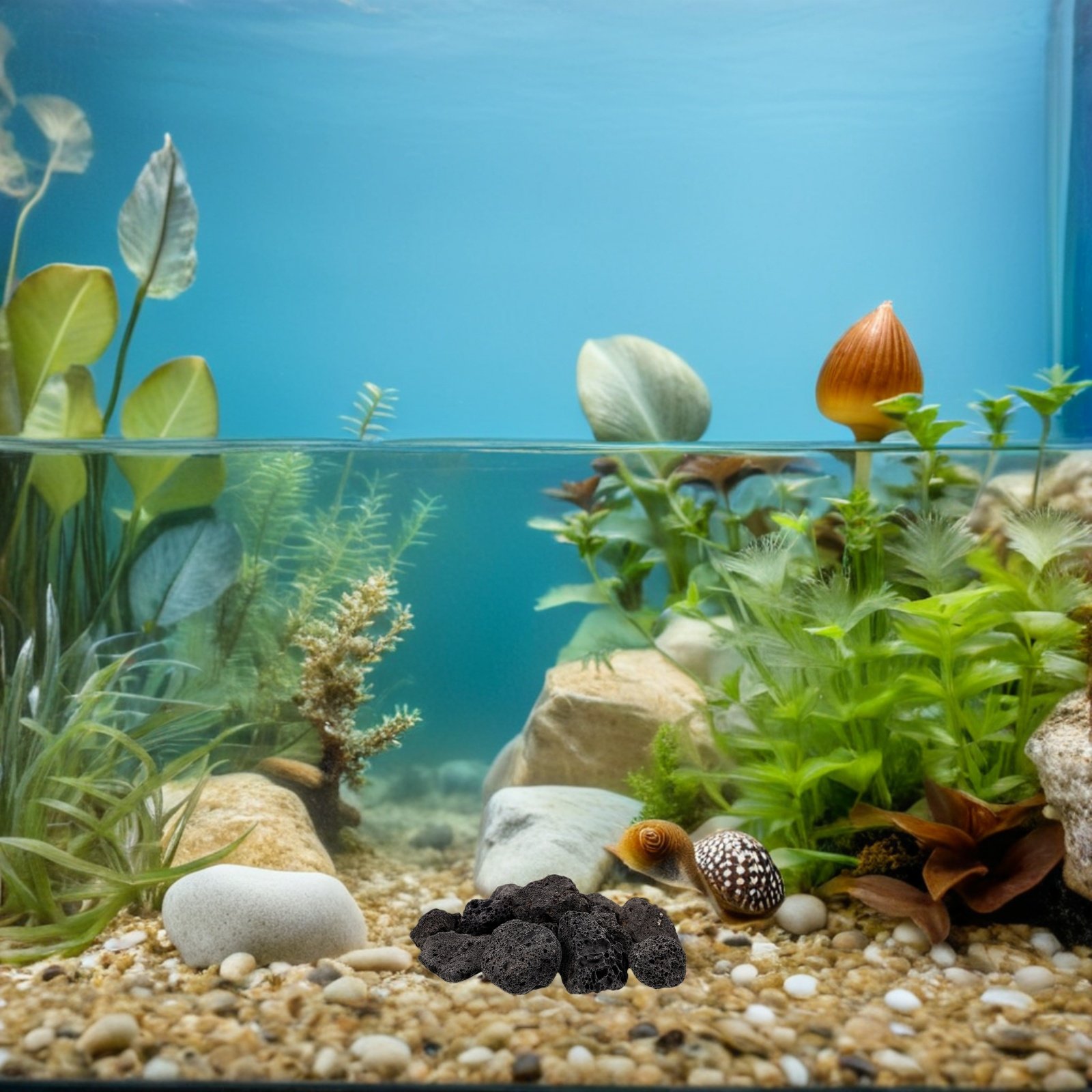 1Pack Volcanic Stone Decoratio - Planted Aquarium With Rocks ulasan dan harga