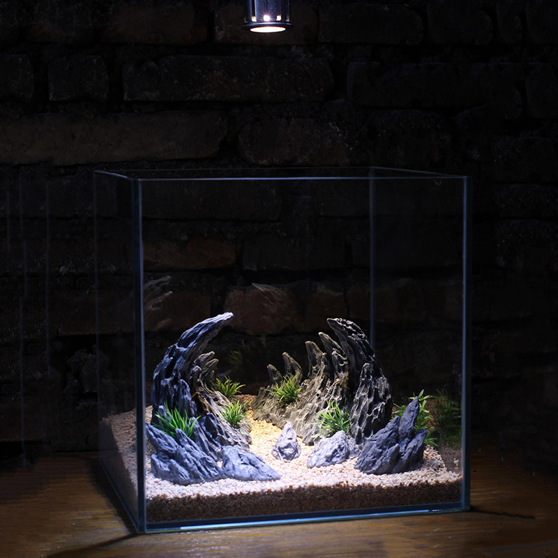 Fish Tank Simulation Stone Can - Planted Aquarium With Rocks ulasan dan harga