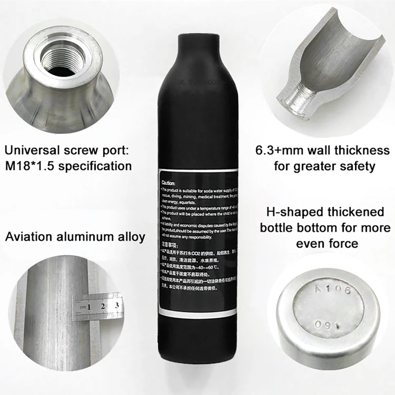 High Pressure Bottle Thread M1 - Aquarium Plant Delivery ulasan dan harga