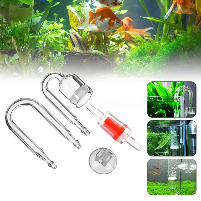 4pcs Set DIY CO2 Diffuser For  - Aquarium Plant Delivery ulasan dan harga