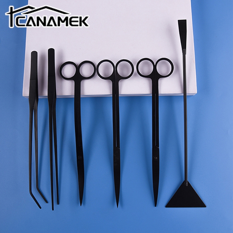 4/5/6PCS Stainless Steel Aquar - Planted Aquarium Tool Kit ulasan dan harga